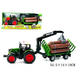 494845 TRAKTOR Z PRZYCZEPĄ GAZELO
