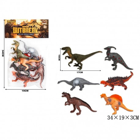 005932 ZWIERZĘTA DINOZAURY W WORKU GAZELO