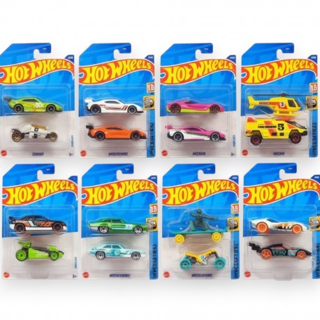 663983 HOT WHEELS SAMOCHODY 2-PAK W SKALI 1:64, MIX FVN40 MATTEL