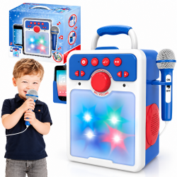 803810 ZESTAW KARAOKE GŁOŚNIK Z MIKROFONEM MAKSIK