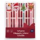 389619 DŁUGOPISY ŻELOWE Z TOPERAMI 4 KOL CHRISTMAS&nbsp;INTERDRUK