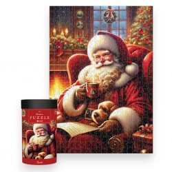 396037 PUZZLE 500 EL. CHRISTMAS 3 SANTA INTERDRUK