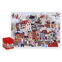396051 PUZZLE 1000 EL. CHRISTMAS 1 WINTER VILLAGE INTERDRUK