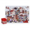 396051 PUZZLE 1000 EL. CHRISTMAS 1 WINTER VILLAGE INTERDRUK