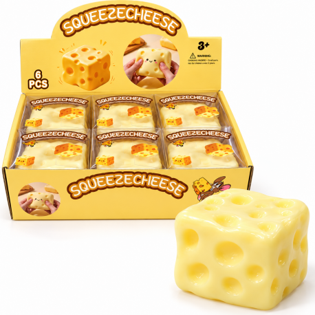 645340 GNIOTEK WAZELINA SQUISHY DO ŚCISKANIA SER DUŻY