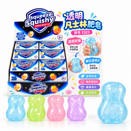 YY819 GNIOTEK WAZELINA SQUISHY DO ŚCISKANIA MYDŁO TRANSPARENTNE