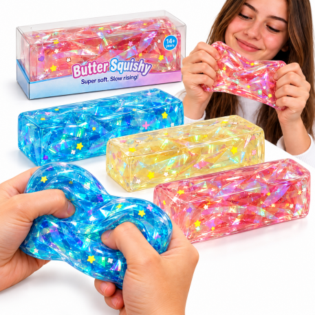 126899 GNIOTEK WAZELINA SQUISHY DO ŚCISKANIA MASŁO SERPENTYNA