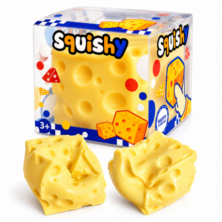 114218 GNIOTEK WAZELINA SQUISHY DO ŚCISKANIA SER MAŁY