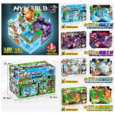 411444 KLOCKI ZE ŚWIATŁEM BIGTOYS