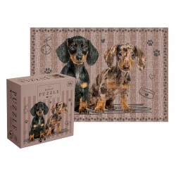 385147 PUZZLE 250 EL. PUPPY SIGN INTERDRUK