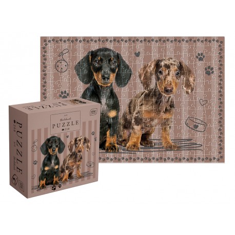 385147 PUZZLE 250 EL. PUPPY SIGN INTERDRUK