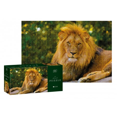 405029 PUZZLE 250 EL. WILD ANIMALS 6 LION INTERDRUK