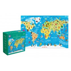 368935 PUZZLE 250 EL. COLORFUL KIDS 2 GAME INTERDRUK