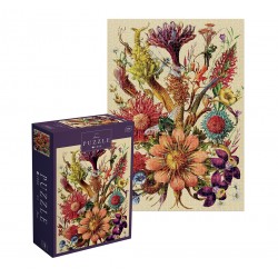 385420 PUZZLE 1000 EL. FLOWERS 6 VINTAGE BOUQUET INTERDRUK