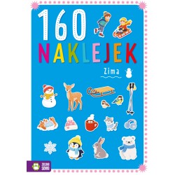 993776 KSIĄŻECZKA 160 NAKLEJEK MIKOŁAJ I PRZYJACIELE ZIELONA SOWA