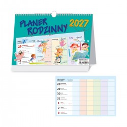 052536 KALENDARZ 2027 BIURKOWY KRAJOBRAZY POLSKI TYGODNIOWY SZTUKA RODZINNA