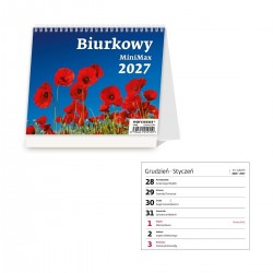 052543 KALENDARZ 2027 BIURKOWY PLANER RODZINNY SZTUKA RODZINNA