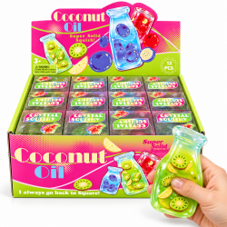 4159 GNIOTEK WAZELINA SQUISHY DO ŚCISKANIA BUTELKA Z OWOCAMI