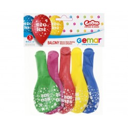 306101 GODAN BALONY PREMIUM DINOZAURY 12" 5 SZTUK