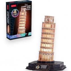 205355 CUBIC FUN PUZZLE 3D LED KRZYWA WIEŻA W PIZIE (WERSJA NOCNA) DANTE