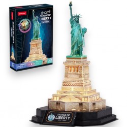 205362 CUBIC FUN PUZZLE 3D LED STATUA WOLNOŚCI (WERSJA NOCNA) DANTE