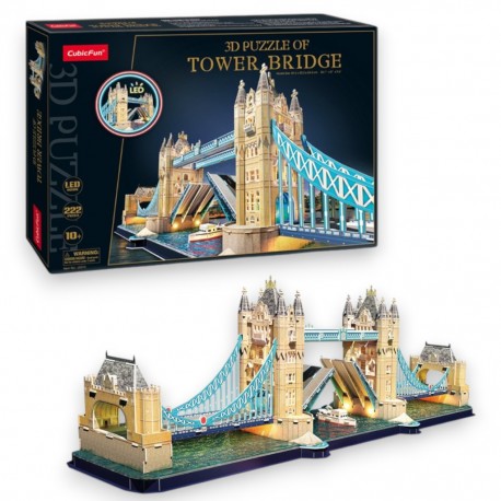 205317 CUBIC FUN PUZZLE 3D TOWER BRIDGE LED- L531h DANTE