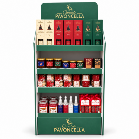PAVON RPAVONCELLA STAND ŚWIĄTECZNY ZAPACHOWE ŚWIECE ODŚWIEŻACZE