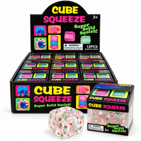 7599 GNIOTEK NEDOH SQUISHY DO ŚCISKANIA KOSTKA ŚWIĄTECZNA