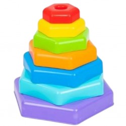 393541 PIRAMIDKA EDUKACYJNA 7 EL. MKTOYS