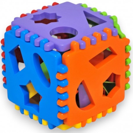397594 INTELIGENTNA KOSTKA SORTER Z KLOCKAMI MKTOYS