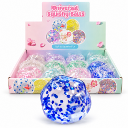 7502 GNIOTEK WAZELINA SQUISHY DO ŚCISKANIA KULKA Z DIAMENCIKAMI