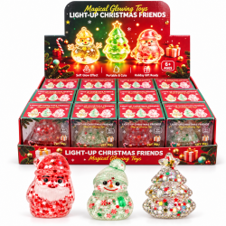 567837 GNIOTEK SQUISHY DO ŚCISKANIA MIKOŁAJ CHOINKA BAŁWAN ŚWIĄTECZNY