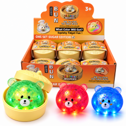 175674 PIEROŻEK GNIOTEK SQUISHY DO ŚCISKANIA MIŚ ŚWIECĄCY LED