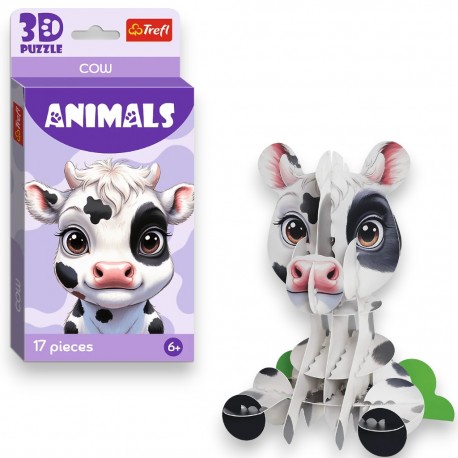 54249 PUZZLE 3D KRÓWKA TREFL