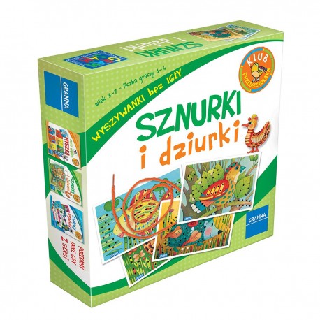 002522 GRANNA WYSZYWANKA SZNURKI I DZIURKI