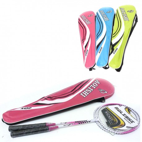 075056 PALETKI DO BADMINTONA W FUTERALE