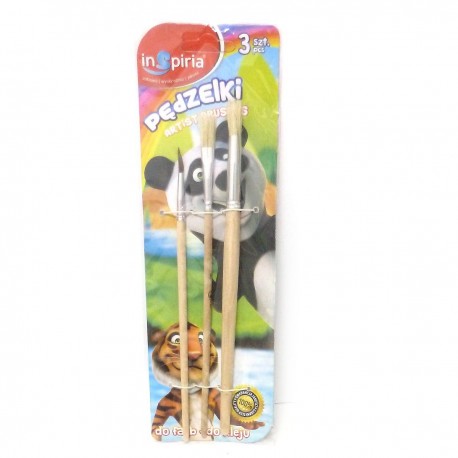 070600 ZESTAW PĘDZLI 3 SZTUK