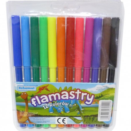 70549 FLAMASTRY 12 KOLORÓW