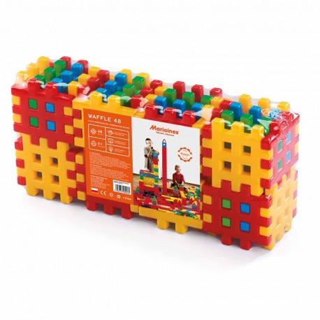00260 MARIOINEX KLOCKI WAFLE 48 SZTUK