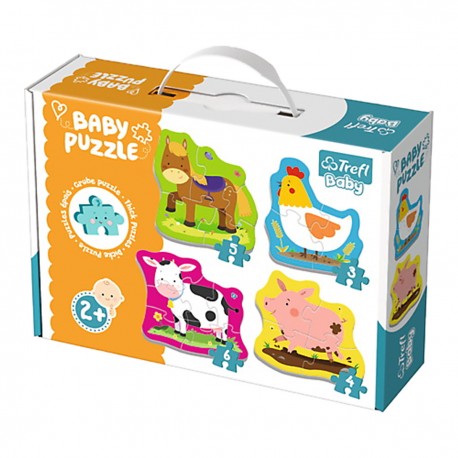 36070 TREFL BABY PUZZLE ZWIERZĘTA NA WSI
