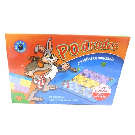 04557 ALEXANDER GRA PLANSZOWA PO DRODZE Z TABLICZKĄ MNOŻENIA