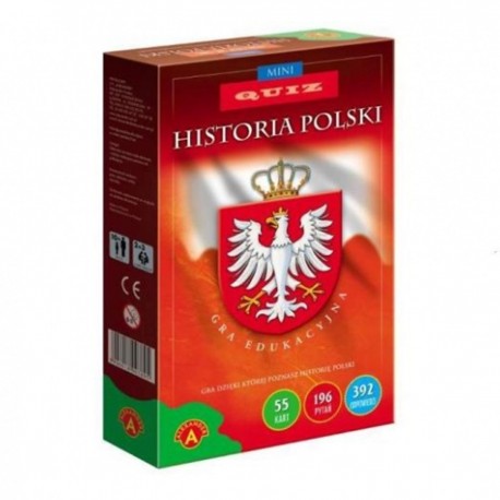 005288 ALEXANDER MINI GRA EDUKACYJNA QUIZ HISTORIA POLSKI