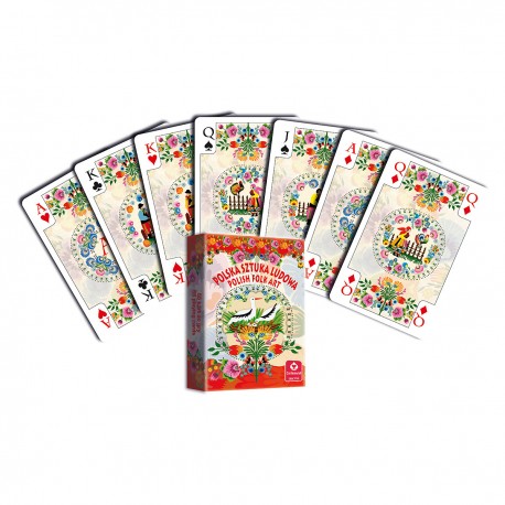 400742 KARTY DO GRY POLSKA SZTUKA LUDOWA