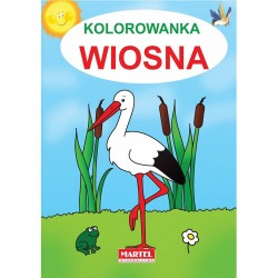 222168 MARTEL KSIĄŻECZKA KOLOROWANKA WIOSNA