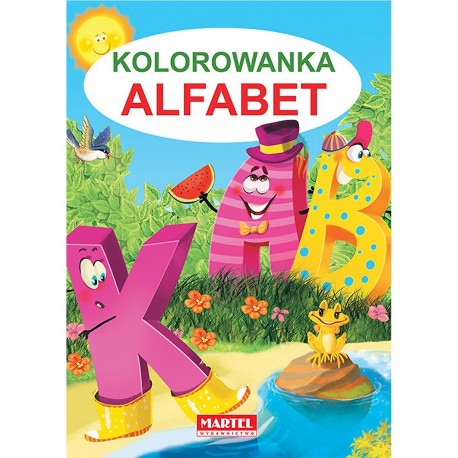 222541 MARTEL KSIĄŻECZKA KOLOROWANKA ALFABET