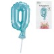 113501 GODAN BALON FOLIOWY CYFRA 0 RÓŻOWA
