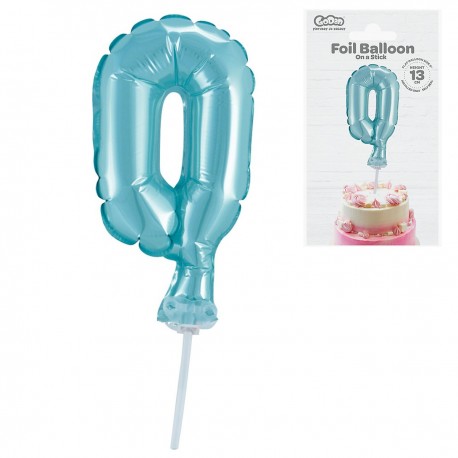 113501 GODAN BALON FOLIOWY CYFRA 0 RÓŻOWA