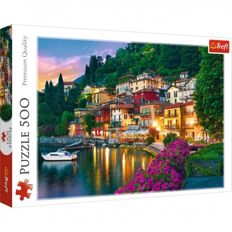 37290 TREFL PUZZLE 500 EL. JEZIORO COMO WŁOCHY