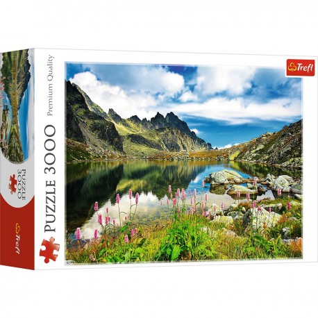 33031 TREFL PUZZLE 3000 EL. STAROLEŚNIAŃSKI STAW TATRY SŁOWACJA