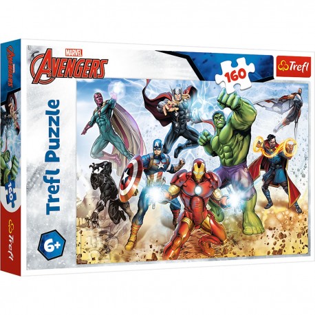 15368 TREFL PUZZLE 150 EL. AVENGERS GOTOWI BY RATOWAĆ ŚWIAT